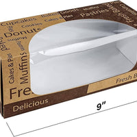 MT Products Brown Print Bakery Boxes - 9