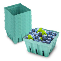 MT Products Green Vented Produce Berry Basket