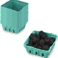 MT Products Green Vented Produce Berry Basket